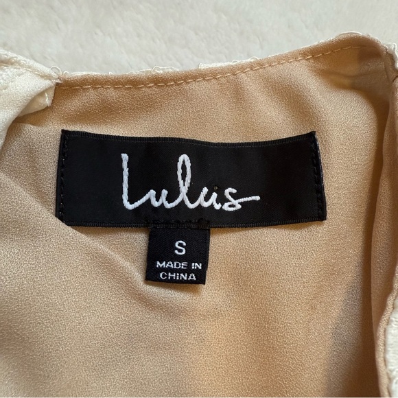 NWT Lulu's Bridal White Floral Lace Overlay Sleeveless Maxi Dress Boho Wedding - Picture 8 of 13